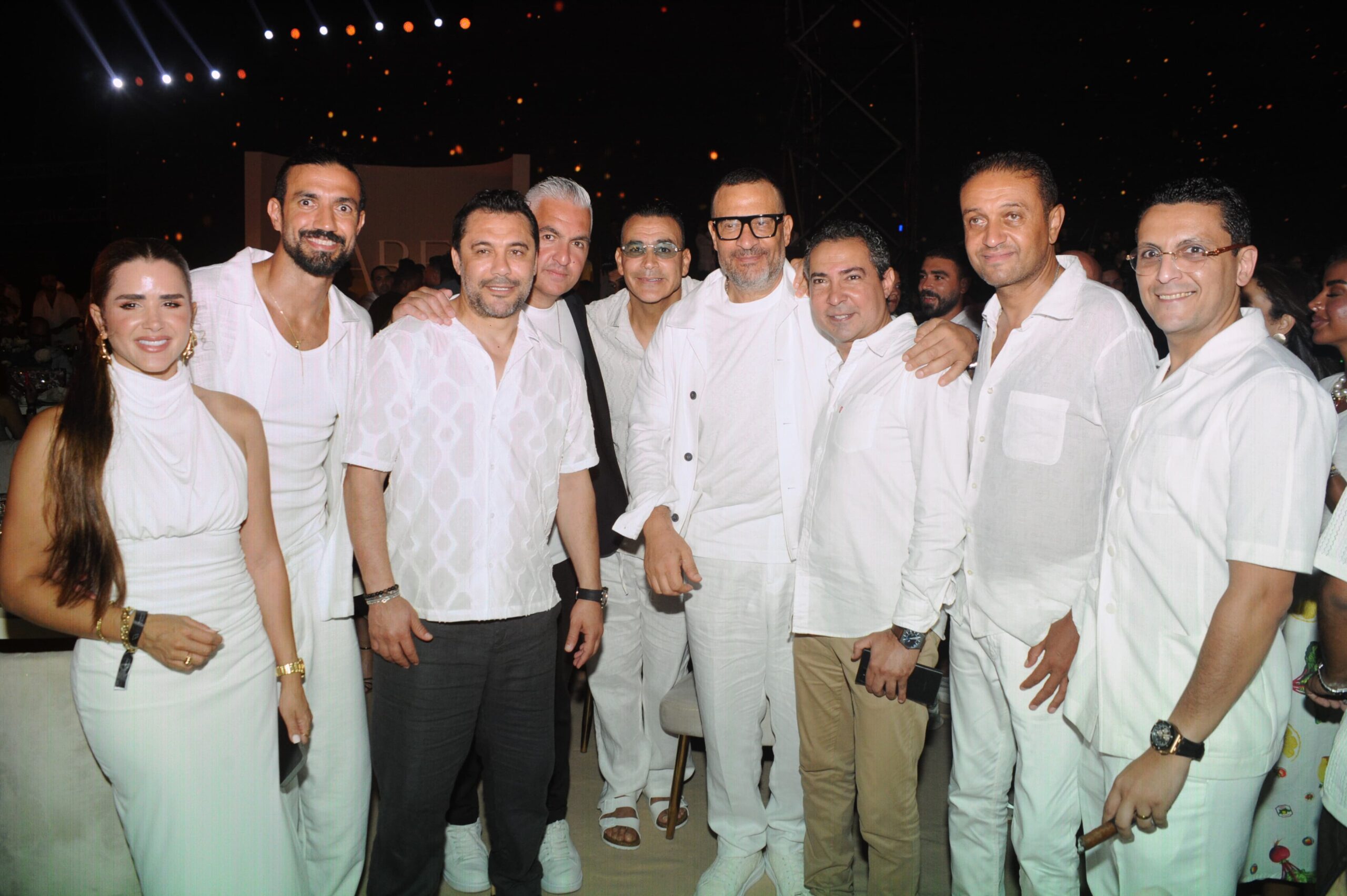 المستشار عمرو عاصم عبد الجبار يشاركه في حفل اطلاق مشروع شركة بن غاطي للتطوير العقاري وأحيا الحفل كاظم الساهر