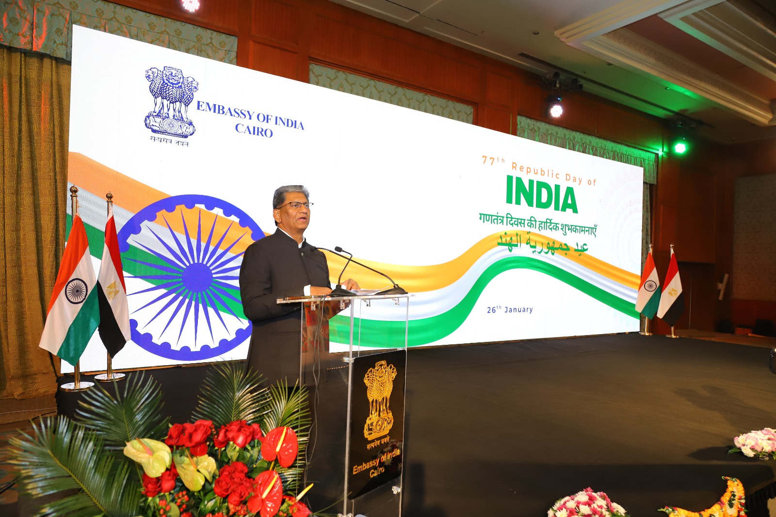 سفير الهند بالقاهرة: علاقاتنا الثنائية تشهد “نموًا أعمق وأكثر تنوعًا” تحت القيادة المشتركة للرئيس السيسي ورئيس الوزراء