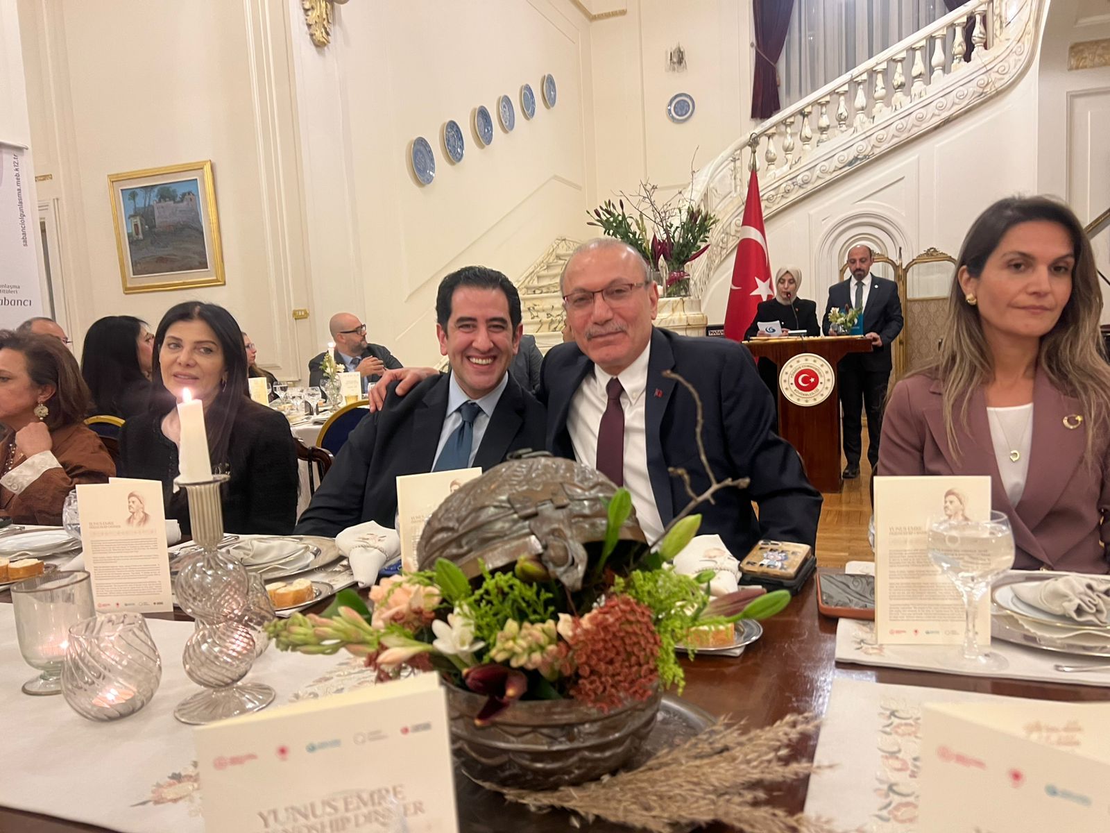 سفير تركيا بالقاهرة صالح موطلو شن يحتفي بضيوفه في أمسية ثقافية تركية أصيلة